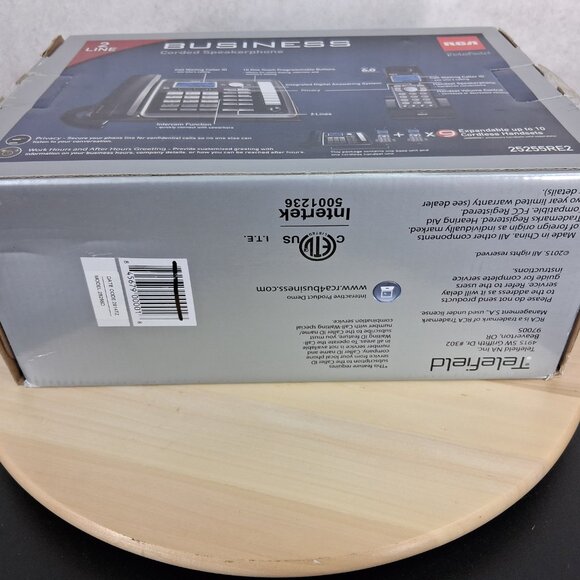 RCA® ViSYS™ 25255RE2 Two-Line Corded/Cordless Phone System with Answering System - Picture 5 of 7